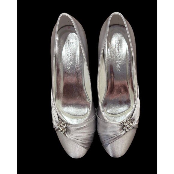 ELEGANTPARK Closed Toe Shoes for Women Low Heel Comfortable Wedding 40 EU 9 US - Picture 11 of 12